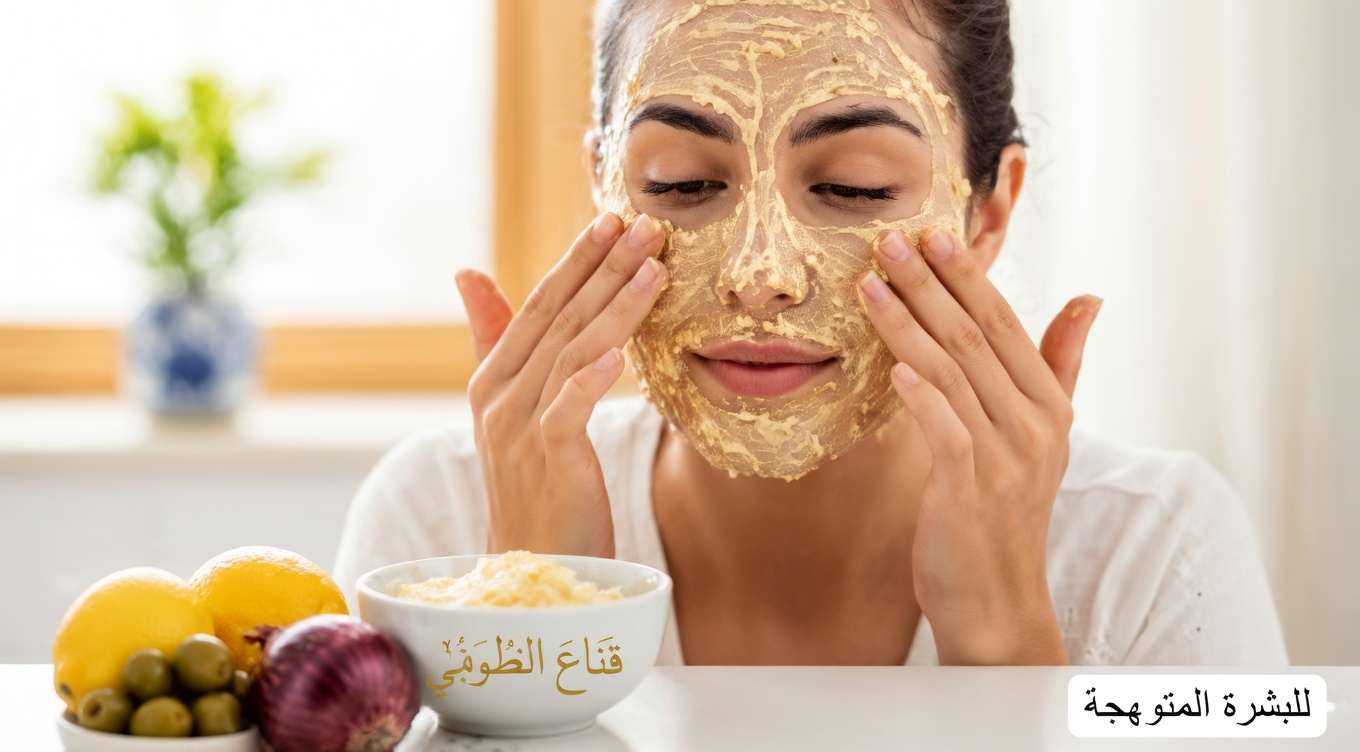 قناع الوجه بعصير البصل: السر الطبيعي للعناية بالبشرة الذي يجربه الناس للحصول على بشرة أكثر إشراقًا ونعومةً في المظهر
