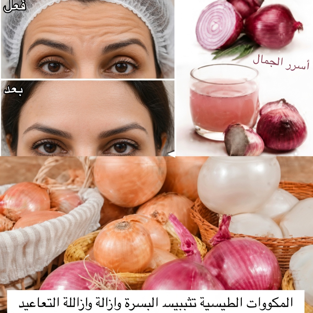 قناع الوجه بعصير البصل: السر الطبيعي للعناية بالبشرة الذي يجربه الناس للحصول على بشرة أكثر إشراقًا ونعومةً في المظهر