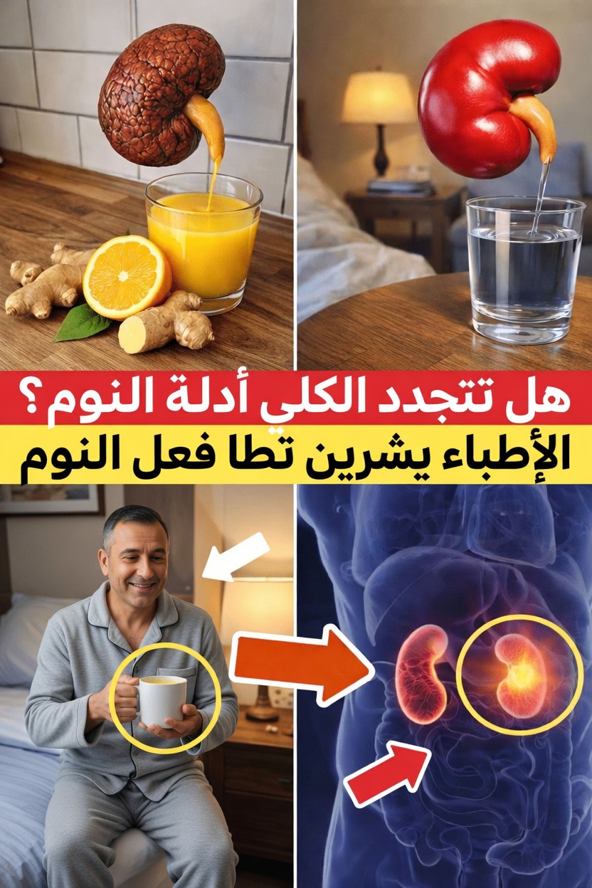 4 مشروبات بسيطة قبل النوم قد تدعم صحة الكلى والترطيب طوال الليل