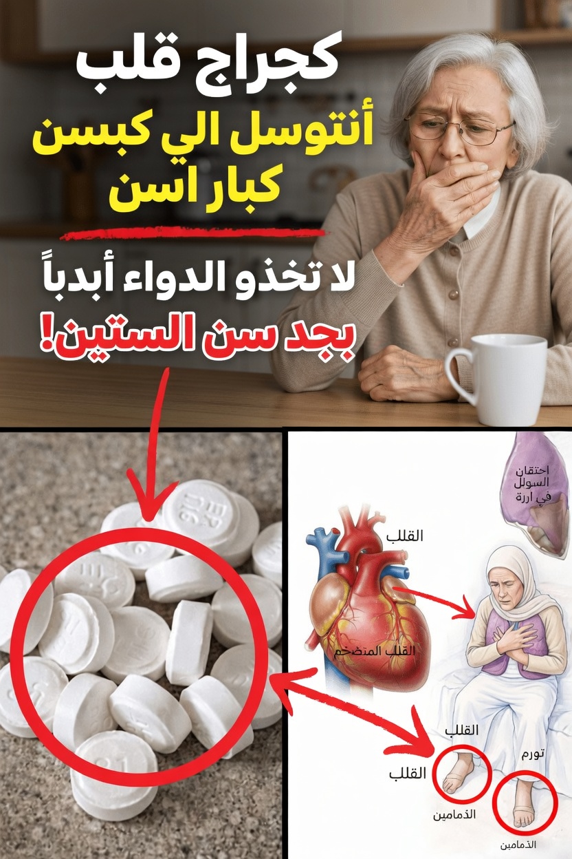 ما هو مسكن الألم الشائع المتاح دون وصفة طبية الذي ينبغي لكبار السن فوق الستين توخي الحذر بشأنه حفاظًا على صحة القلب؟