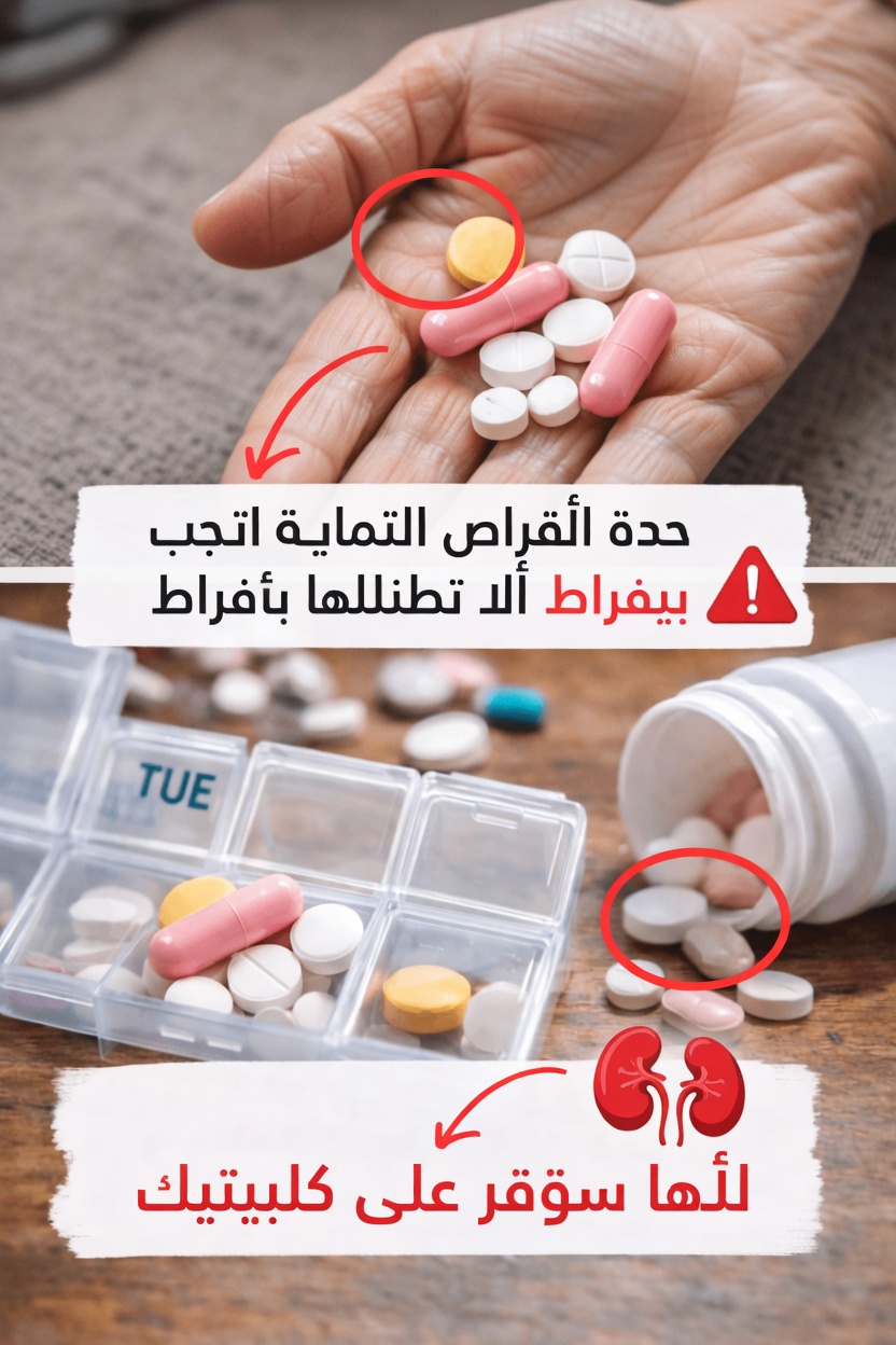 8 أدوية شائعة يجب تجنب تناولها بإفراط لحماية كليتيك