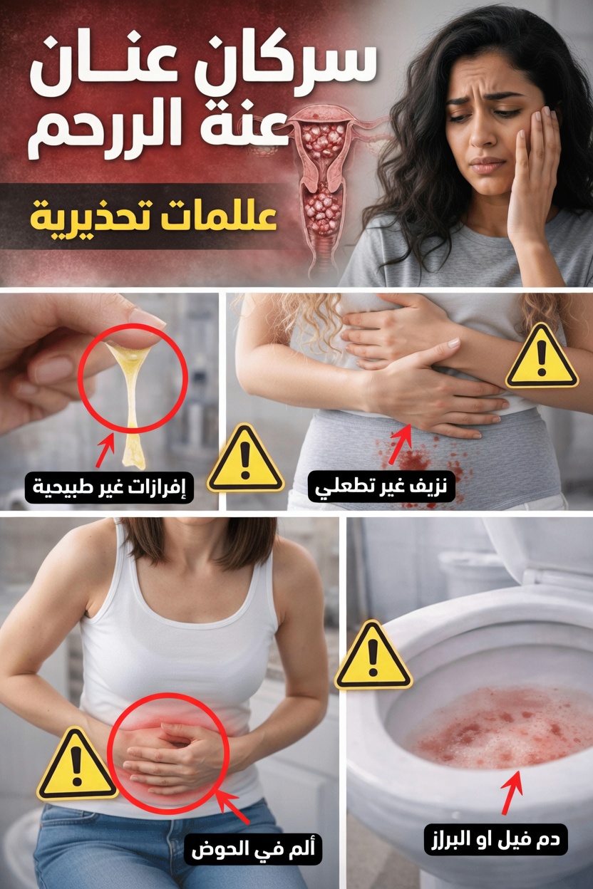 ٩ علامات مبكرة لسرطان عنق الرحم يجب أن تعرفها كل امرأة