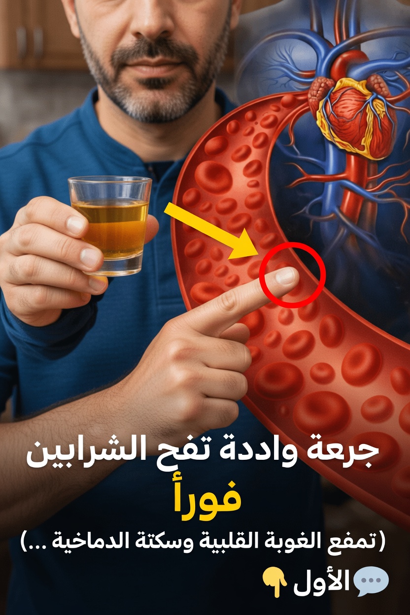 جرعة يومية بسيطة لدعم تدفق الدم الصحي وصحة القلب