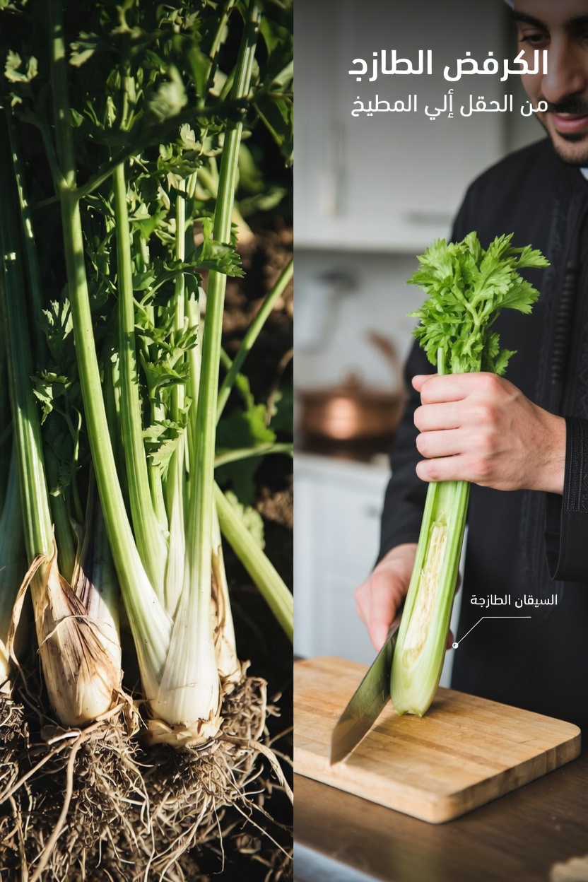 لماذا أصبح عصير الكرفس الطقس الصباحي رقم واحد لمن يريدون دماً وبشرةً وأعضاءً أنقى