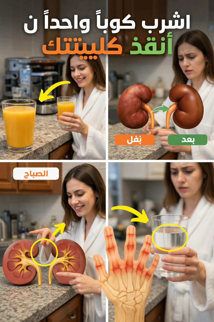 عادة صباحية بسيطة لدعم صحة الكلى: اكتشف قوة عصير البرتقال الطازج
