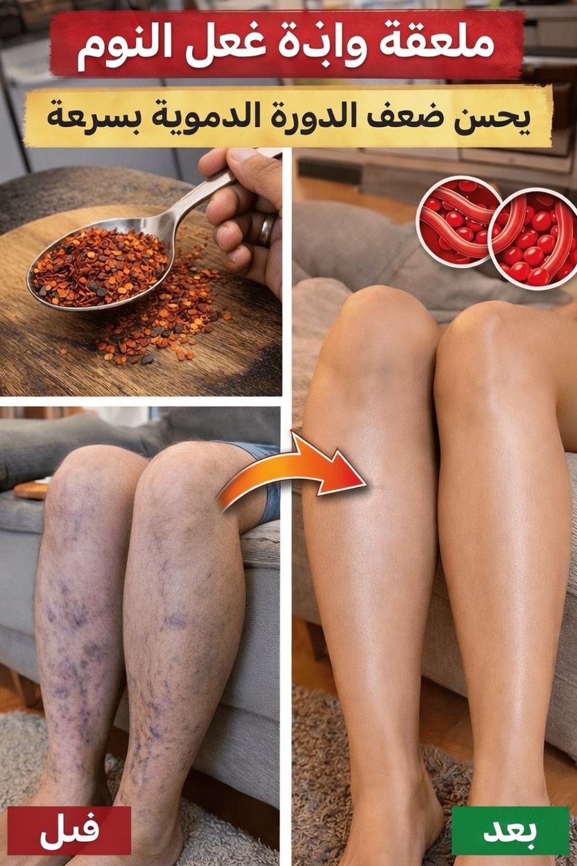 استيقظ بساقين أخف: 6 أطعمة مسائية قد تدعم الدورة الدموية الصحية (مع اختبار بسيط لثلاث ليالٍ)