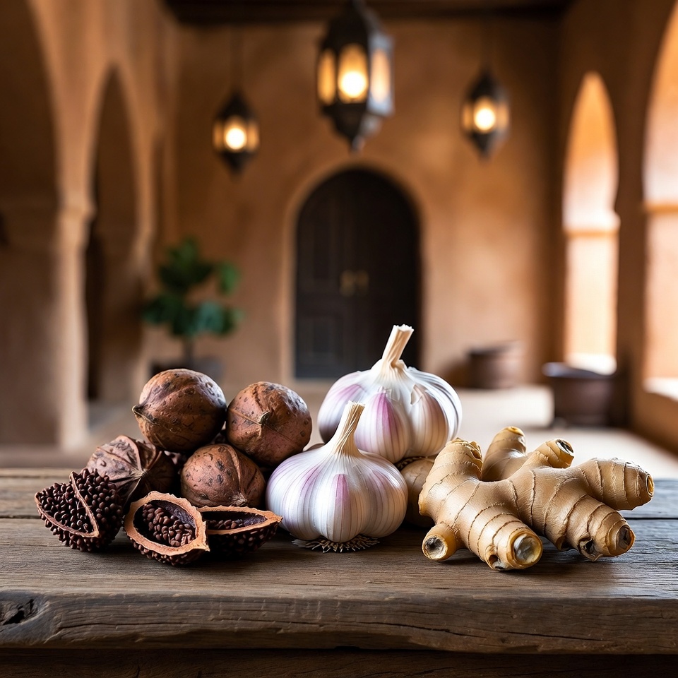 مزيجٌ معجز: جوز الكولا المرّ والثوم والزنجبيل لصحةٍ أفضل