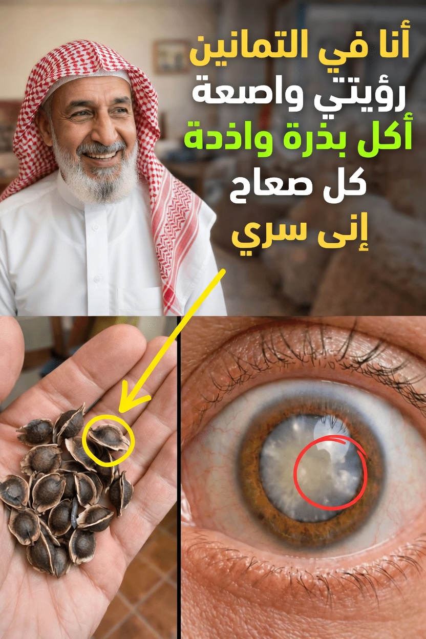 حتى لو تجاوزت التسعين؟ تناول هذه البذور الثلاثة كل صباح لتعزيز عينيك وقدرات دماغك