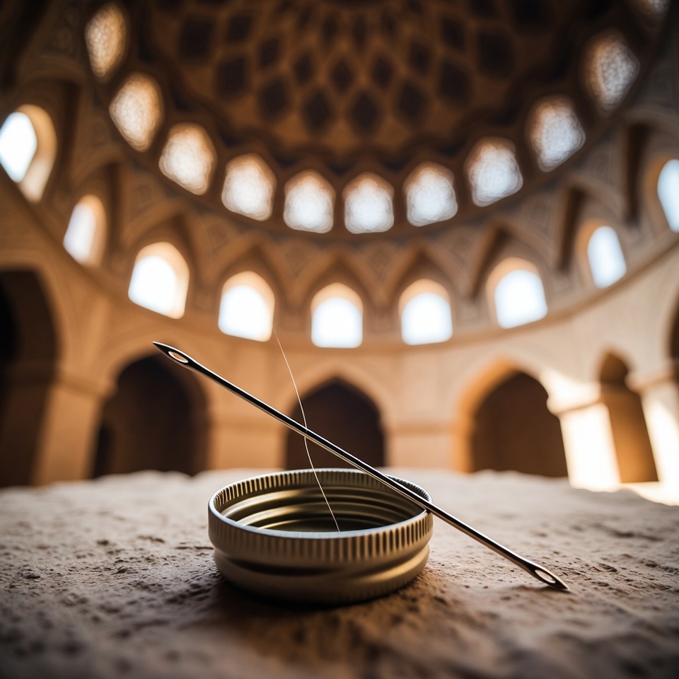 حيلة بسيطة لتسهيل إدخال الخيط في الإبرة – كل ما تحتاجه هو غطاء زجاجة