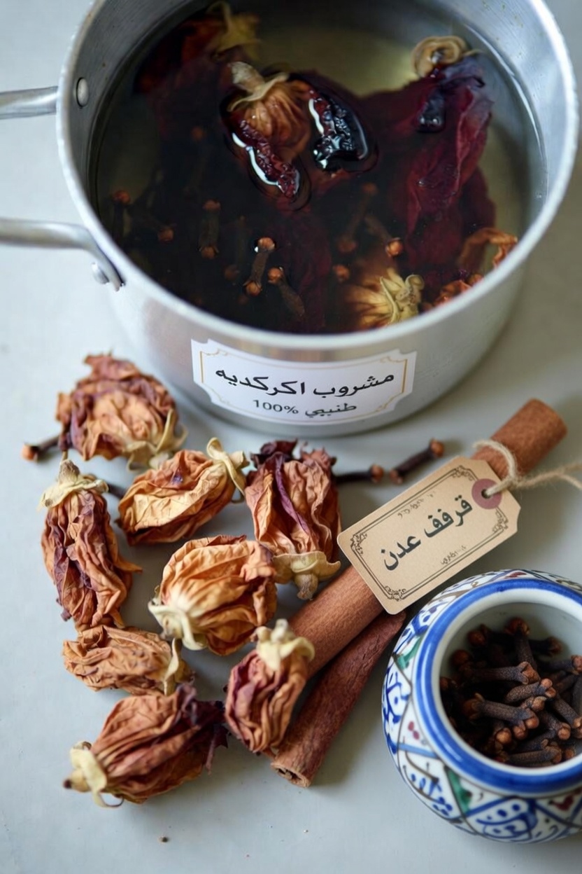 اكتشف الفوائد الصحية المدهشة لشاي الكركديه بالقرفة والقرنفل