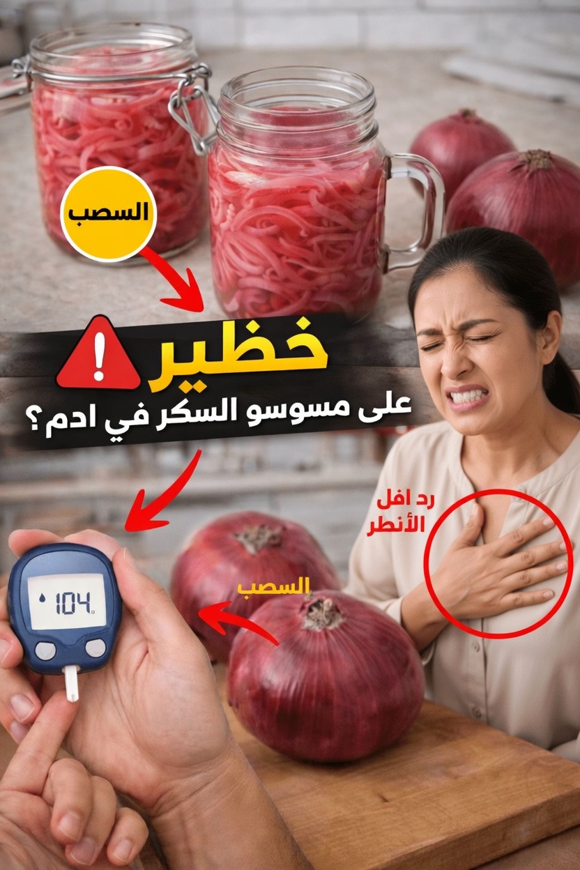ينخفض مستوى السكر في الدم فورًا مع هذه الوصفة بالبصل الأحمر! كنز culinari حقيقي لا يعرفه الكثيرون!