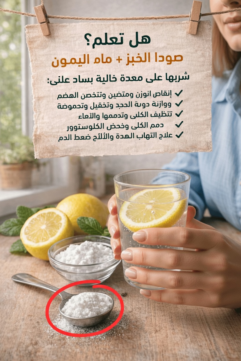 اكتشاف عادة صباحية من ماء الليمون وبيكربونات الصوديوم: ما الذي تحتاج إلى معرفته