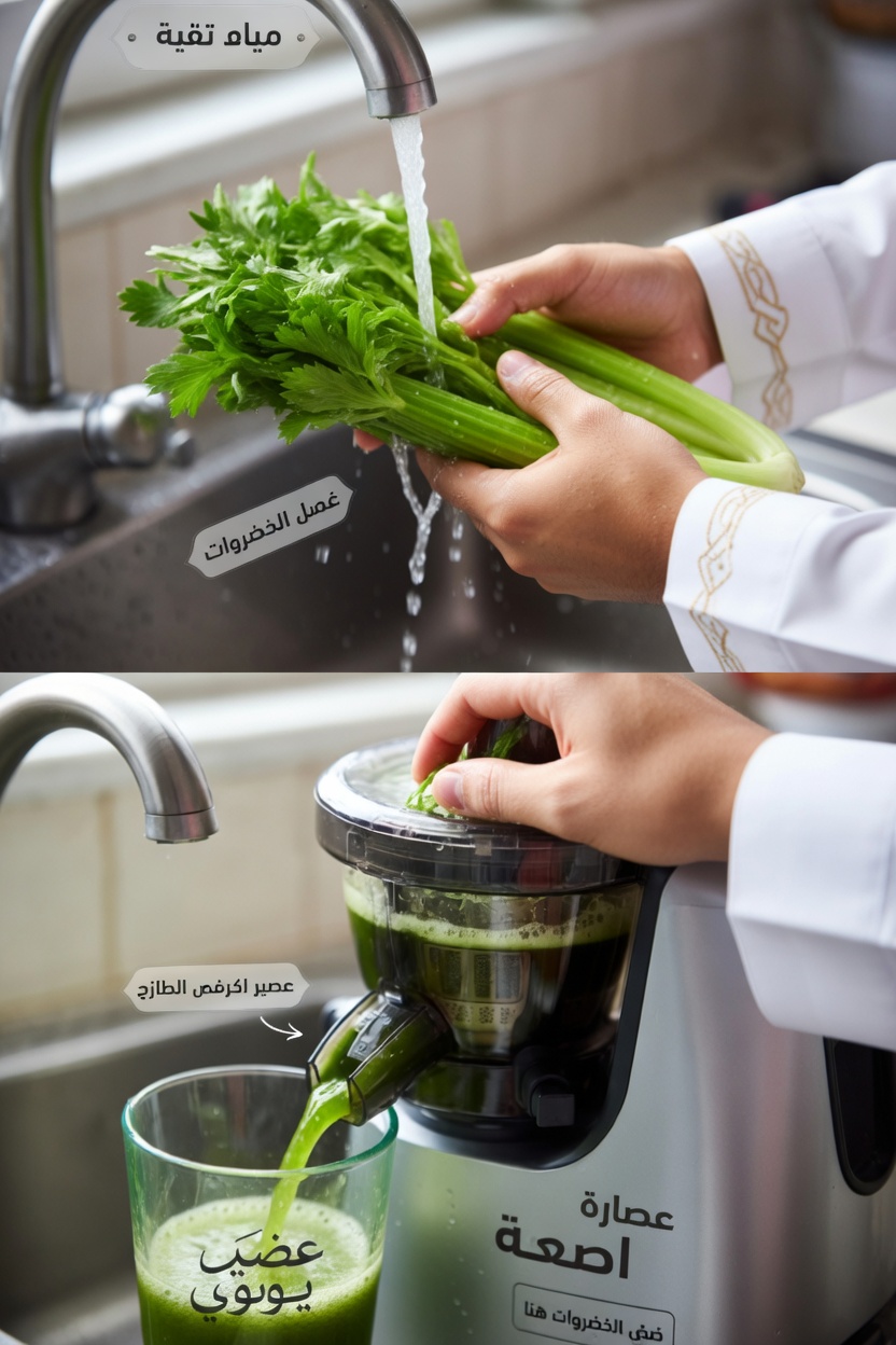 عصير الكرفس: طريقة بسيطة لإضافة مزيد من العناصر الغذائية والترطيب إلى روتينك اليومي