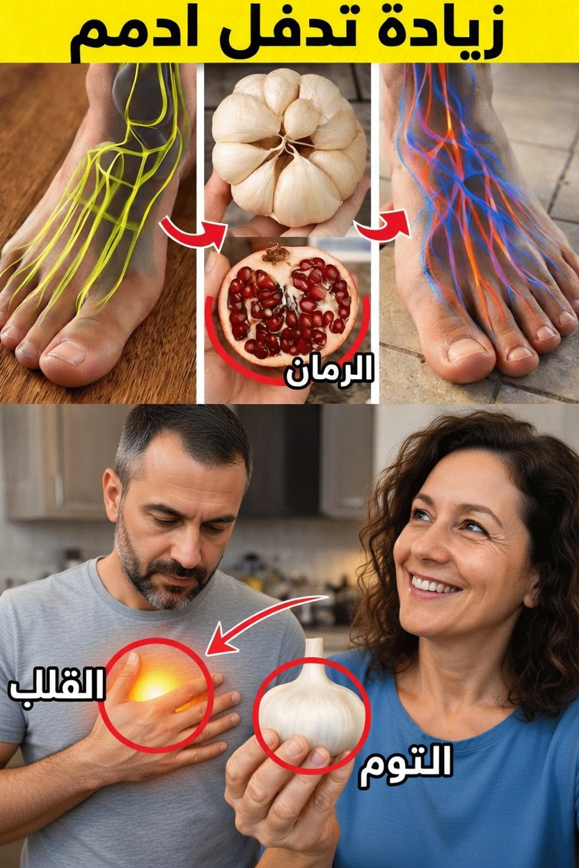 14 أطعمة بسيطة قد تساعد بشكل طبيعي في دعم الدورة الدموية الصحية