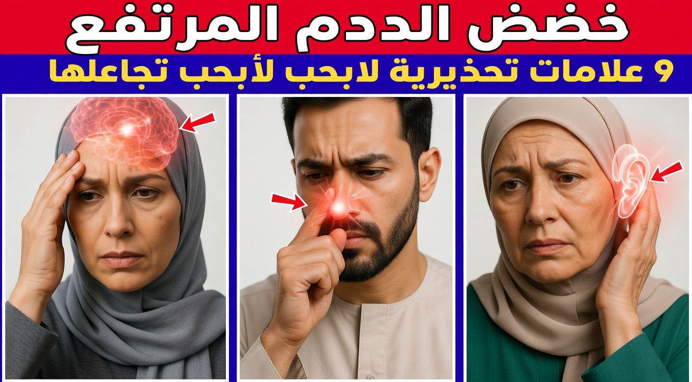 9 علامات مفاجِئة قد تدل على ارتفاع ضغط الدم – ولماذا يجب أن تنتبه لها
