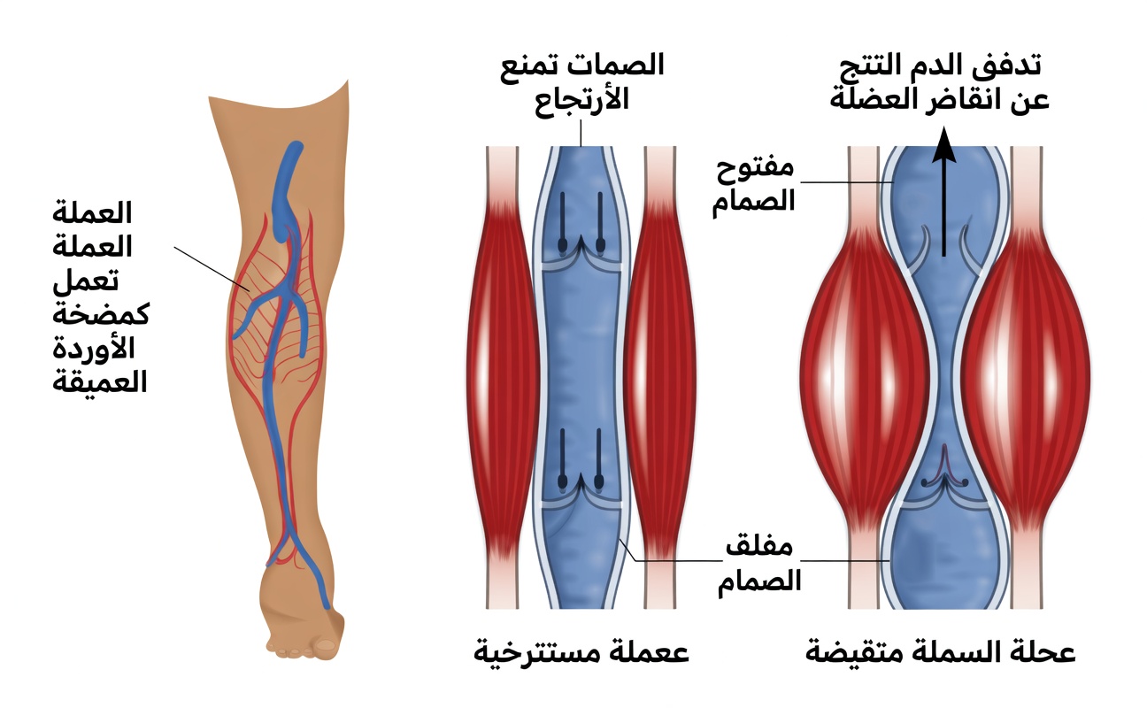 لماذا تُسمّى عضلات ربلة الساق بـ«القلب الثاني»؟