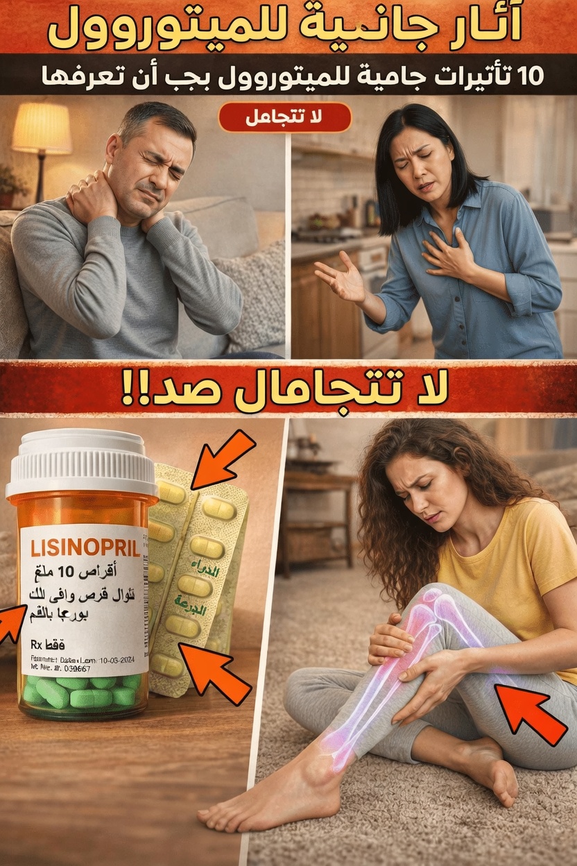 10 آثار جانبية مهمة لدواء ميتوبرولول يجب أن تكون على علم بها