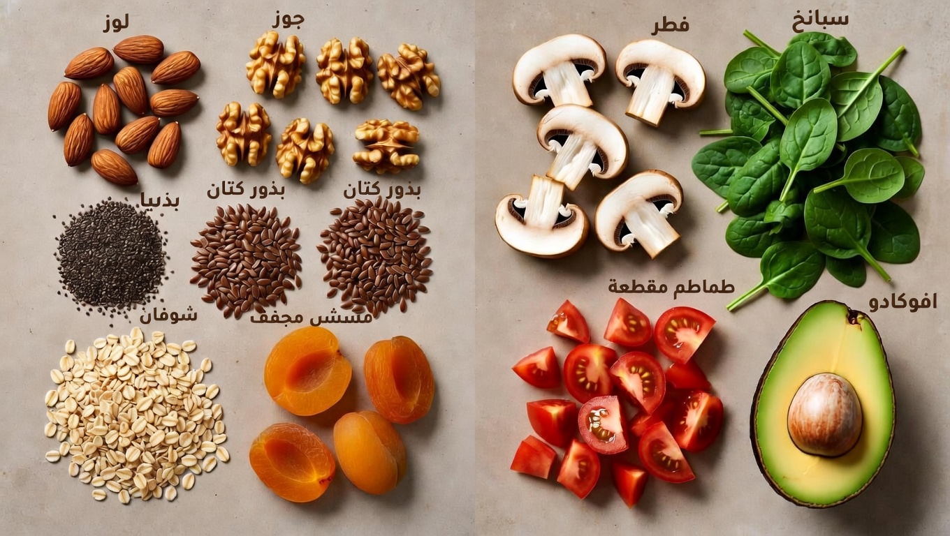 15 أطعمة مفيدة لصحة القلب تدعم نمط حياة يرتبط بانخفاض عوامل خطر السكتة الدماغية