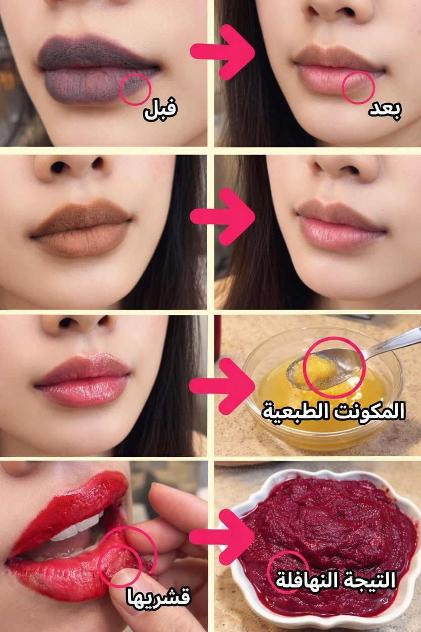 طرق بسيطة لدعم شفاه أنعم وأكثر تجانسًا باستخدام مكونات يومية