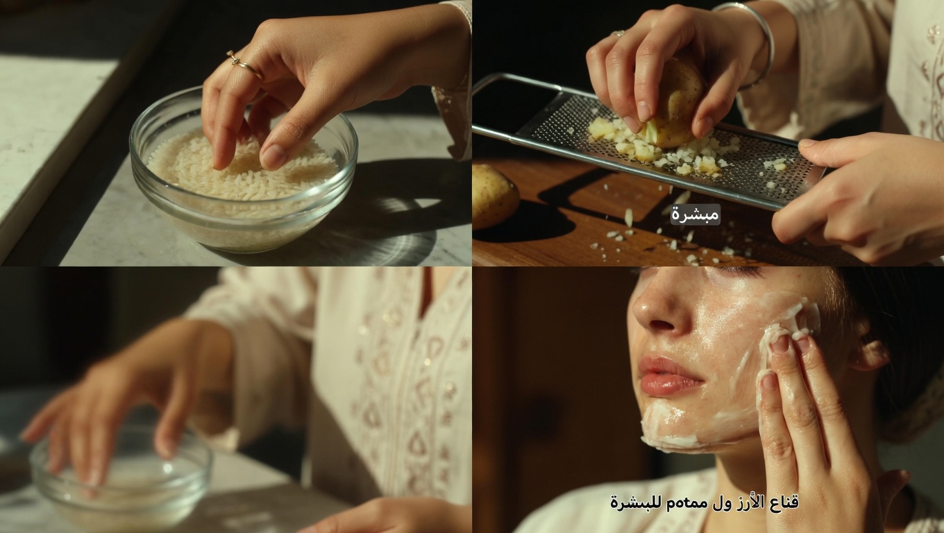 موضة كريم الليل بالأرز والبطاطس: روتين عناية بالبشرة منزلي بسيط يستحق التجربة؟