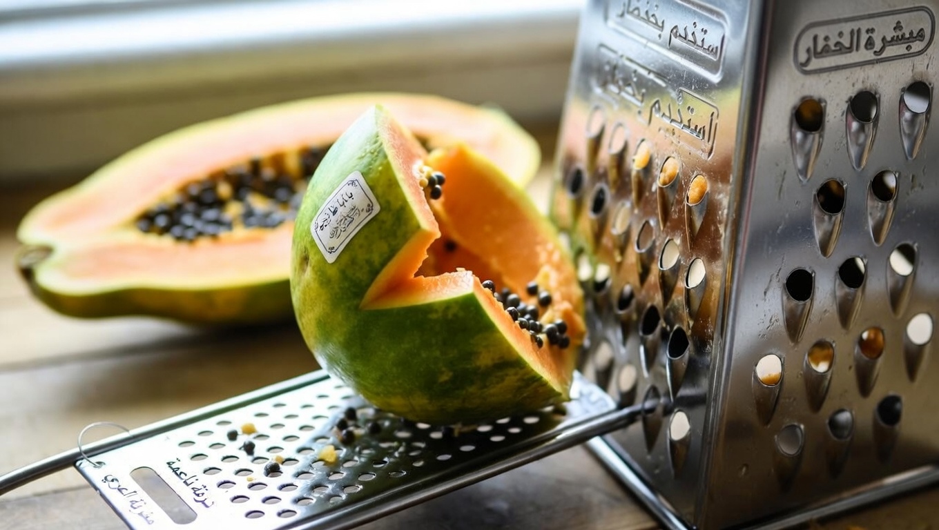 معجون البابايا الخضراء وبذور البابايا: طقس منزلي بسيط لراحة المفاصل اليومية قد ترغب في تجربته