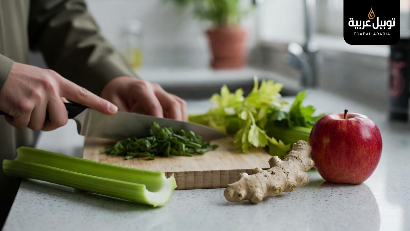 سموثي أخضر بسيط لدعم صحة الكبد، توازن سكر الدم، والصحة العامة