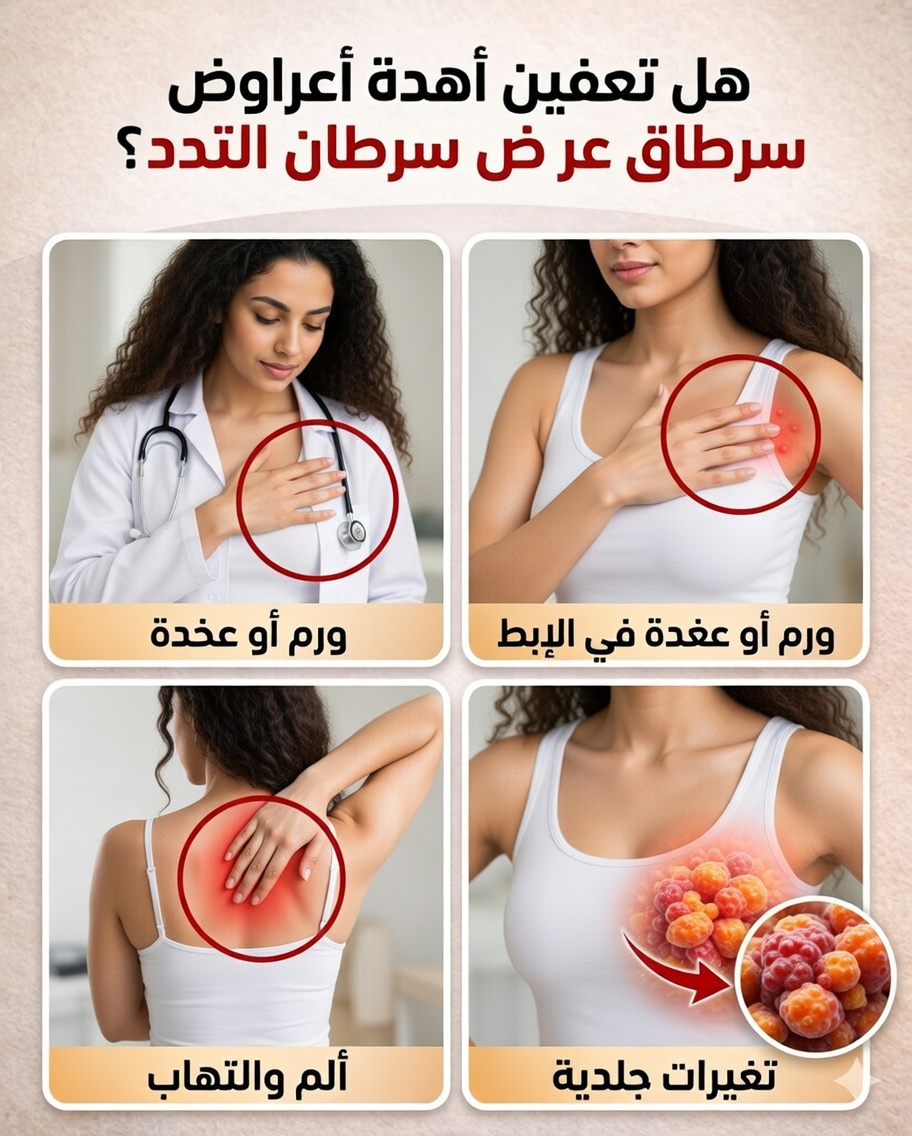 ⚠️ ١٠ علامات تحذيرية لسرطان الثدي لا يجب تجاهلها أبدًا (دليل شامل)