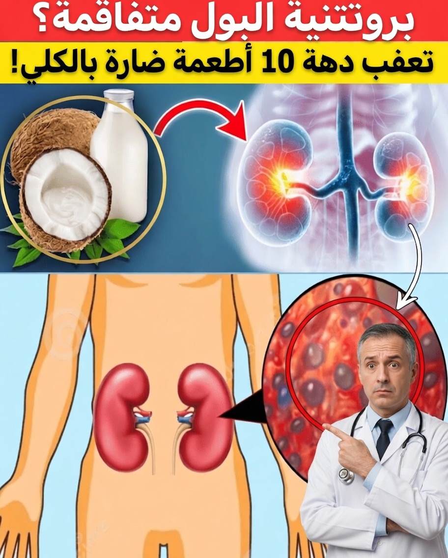 تفاقم البيلة البروتينية؟ 10 أطعمة يومية يمكن أن تُتعب كليتيك بصمت