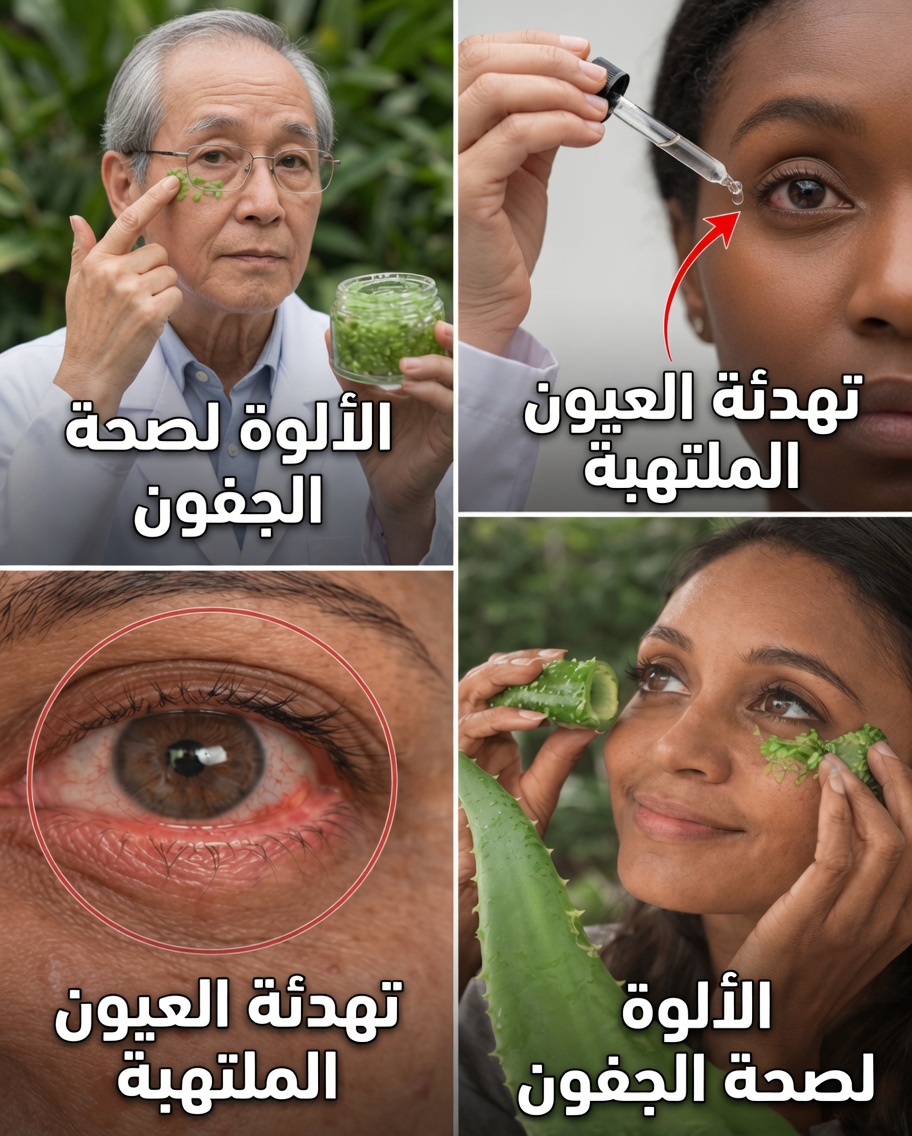 الألوفيرا لراحة العينين: النبتة اللطيفة التي تُهدِّئ أكثر مما تتخيّل