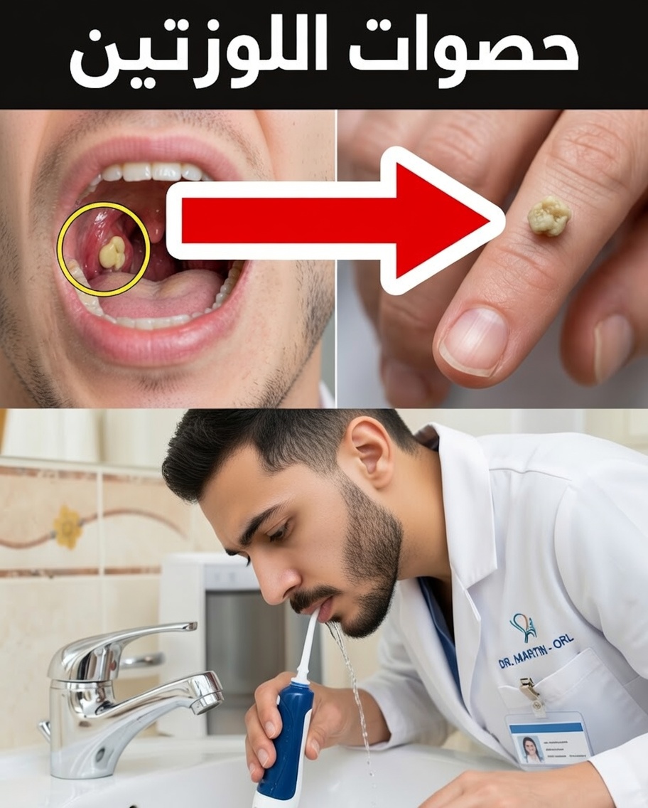 حصى اللوزتين مكشوفة: السبب الخفي لرائحة الفم الكريهة وانزعاج الحلق