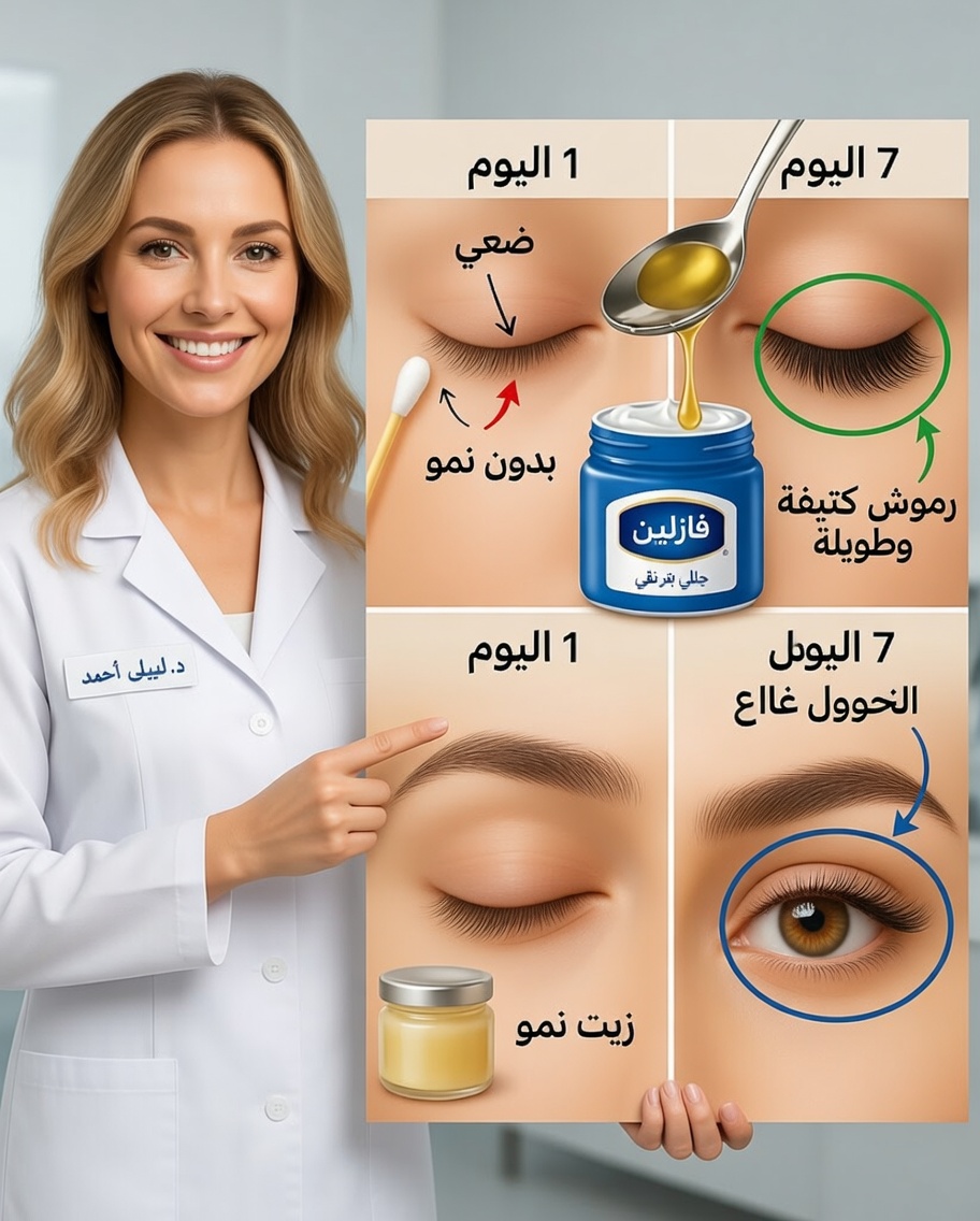 ✨ اكشفي عن رموشٍ ساحرةٍ وحواجبَ أكثرَ كثافةً بفضل هذا السرّ الطبيعي