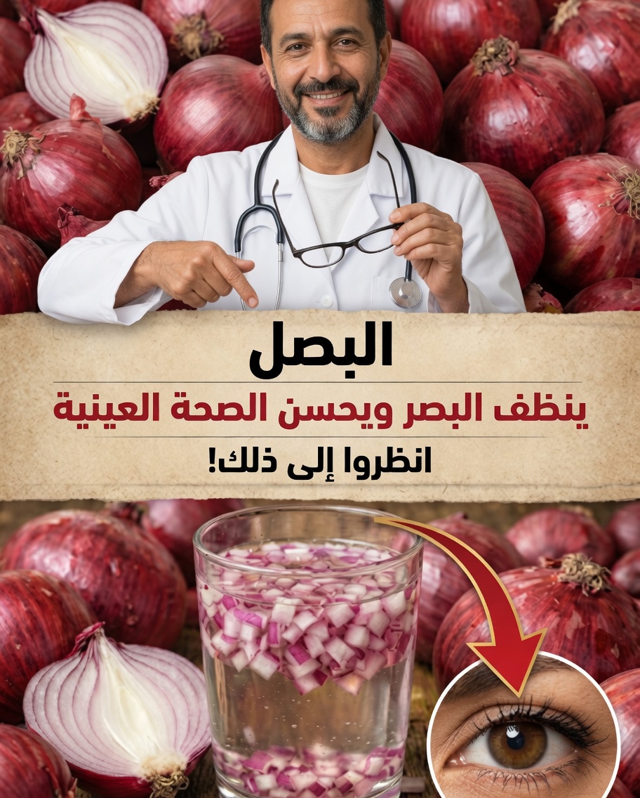 البصل للعينين: العلاج الطبيعي لمدة 5 دقائق الذي يعيد اكتشافه عدد متزايد من الناس 👁️🧅