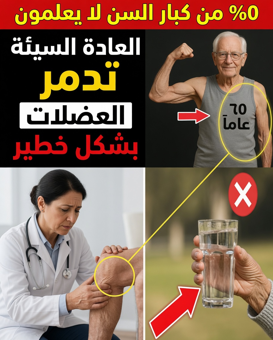 العادة "غير المرئية" التي تُسرِّع فقدان الكتلة العضلية بعد سنّ الستين