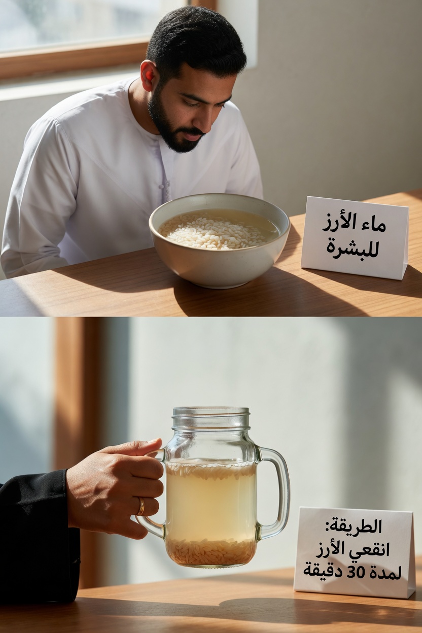 اكتشفي كيفية استخدام ماء الأرز في روتين العناية اليومي ببشرتك للحصول على بشرة أنعم وأكثر إشراقاً