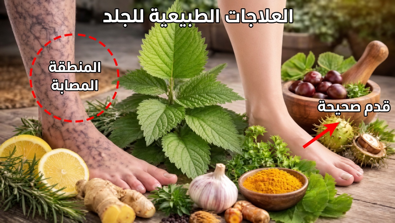 أعشاب لتحسين الدورة الدموية في الساقين