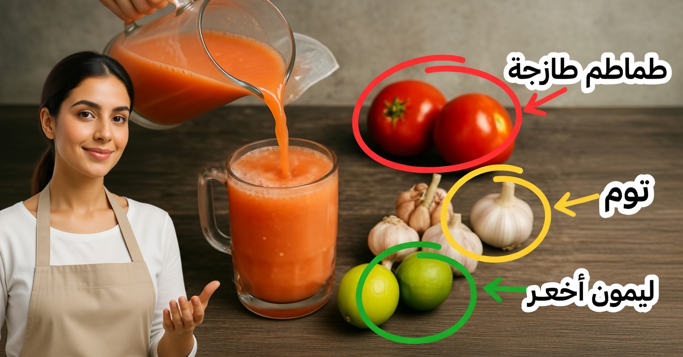 عصير الطماطم والليمون لتنظيف البروستاتا والكليتين