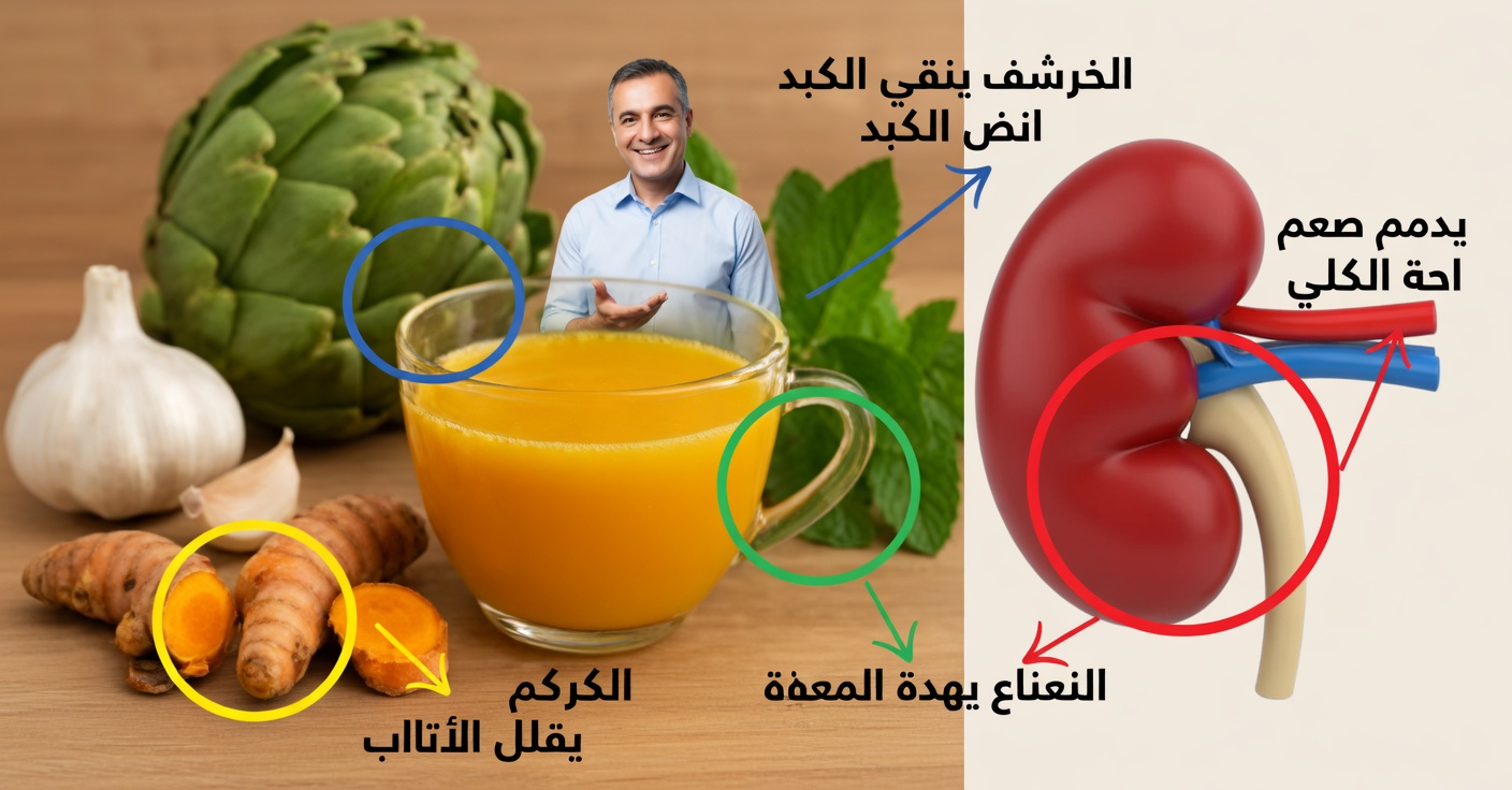 وصفات طبيعية لتنظيف الشرايين وتقوية القلب