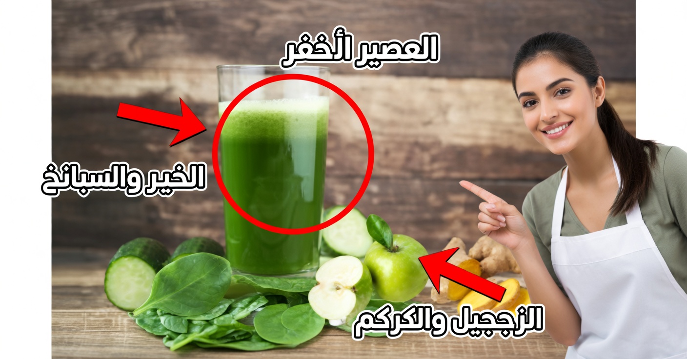 العصير الأخضر الحقيقي