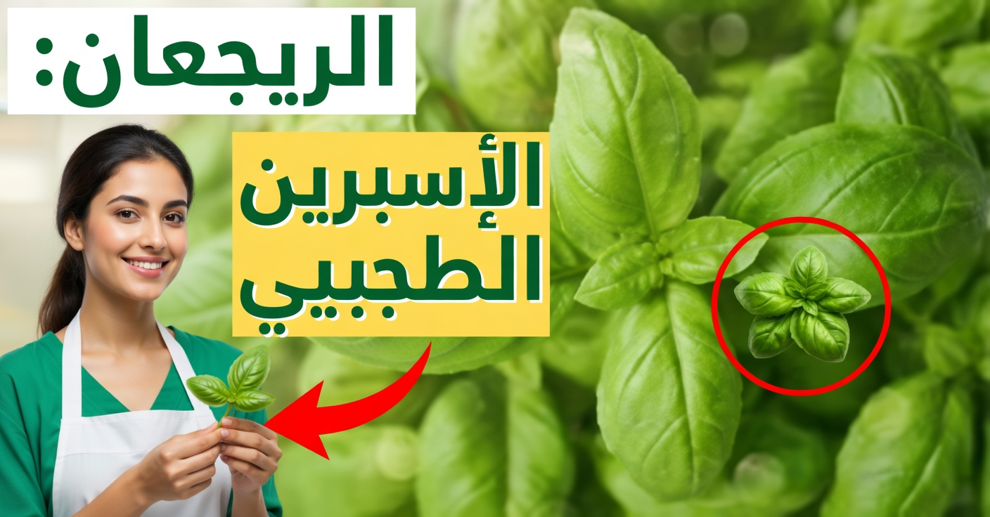 الريحان كبديل طبيعي للأسبرين: فوائده وطرق استخدامه