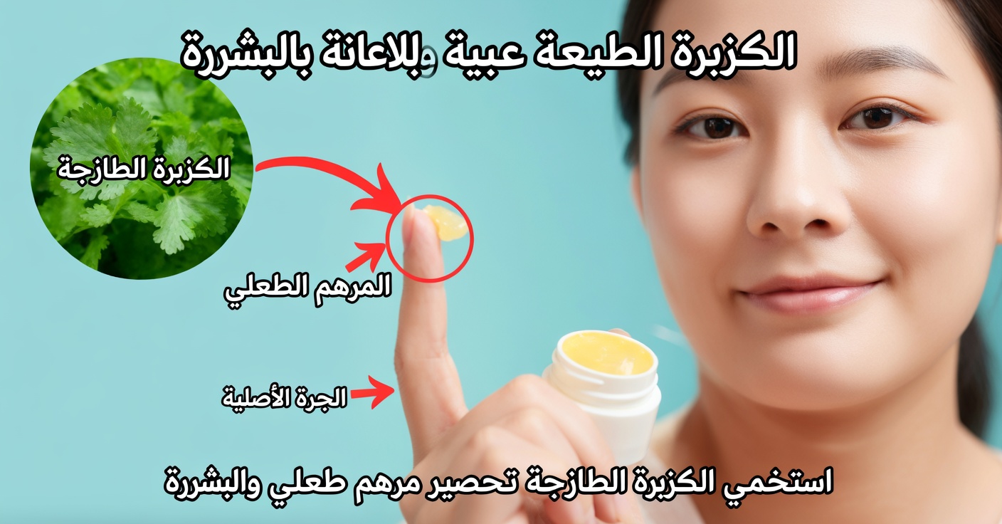 الفازلين والبقدونس للبشرة