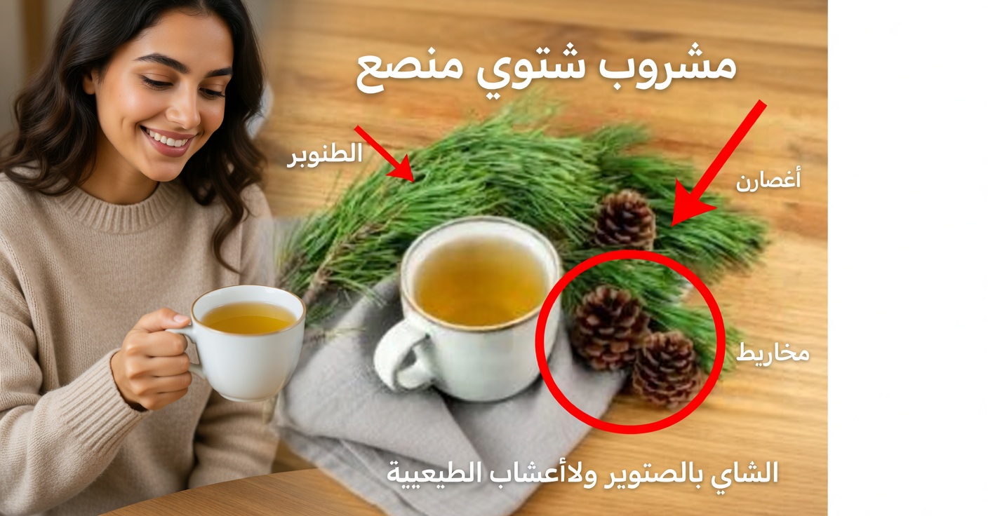 منقوع الصنوبر: الفوائد وكيفية تحضيره