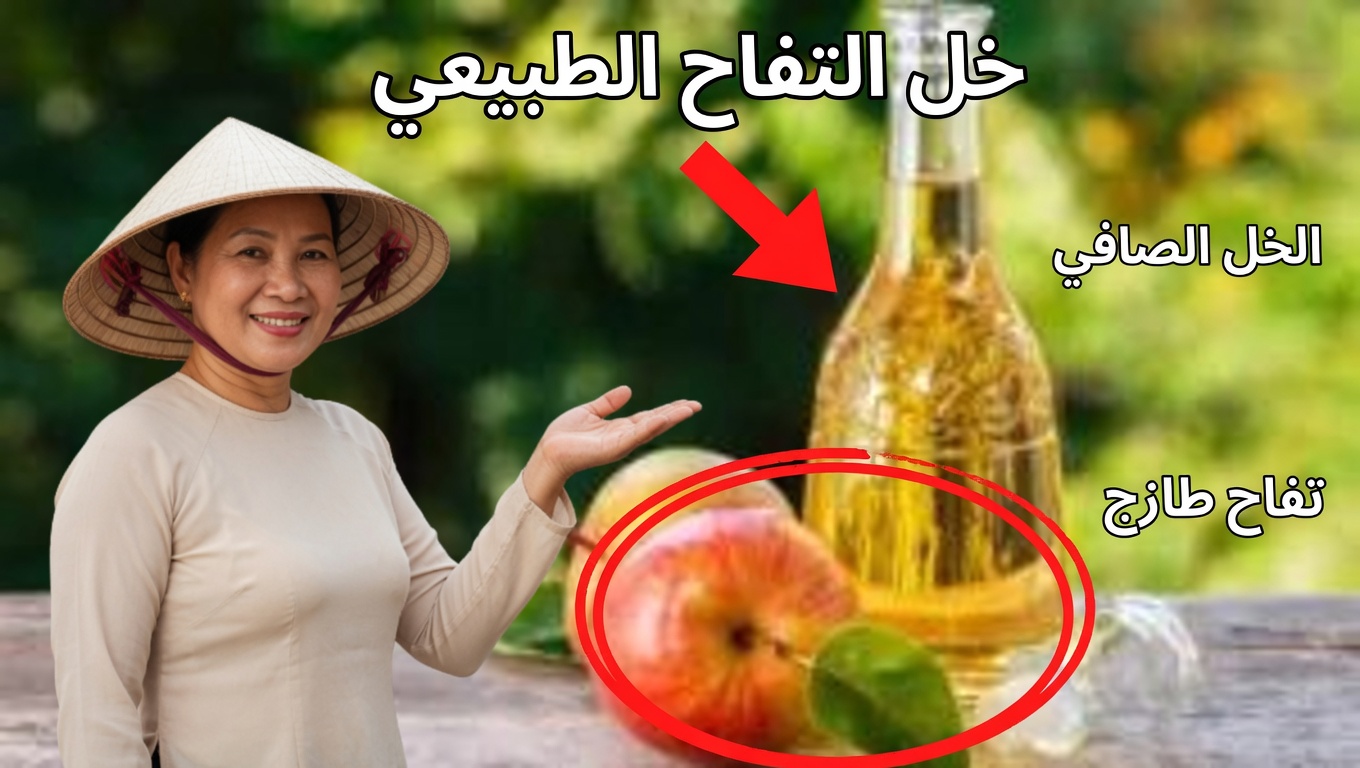 خل التفاح على الريق للدورة الدموية