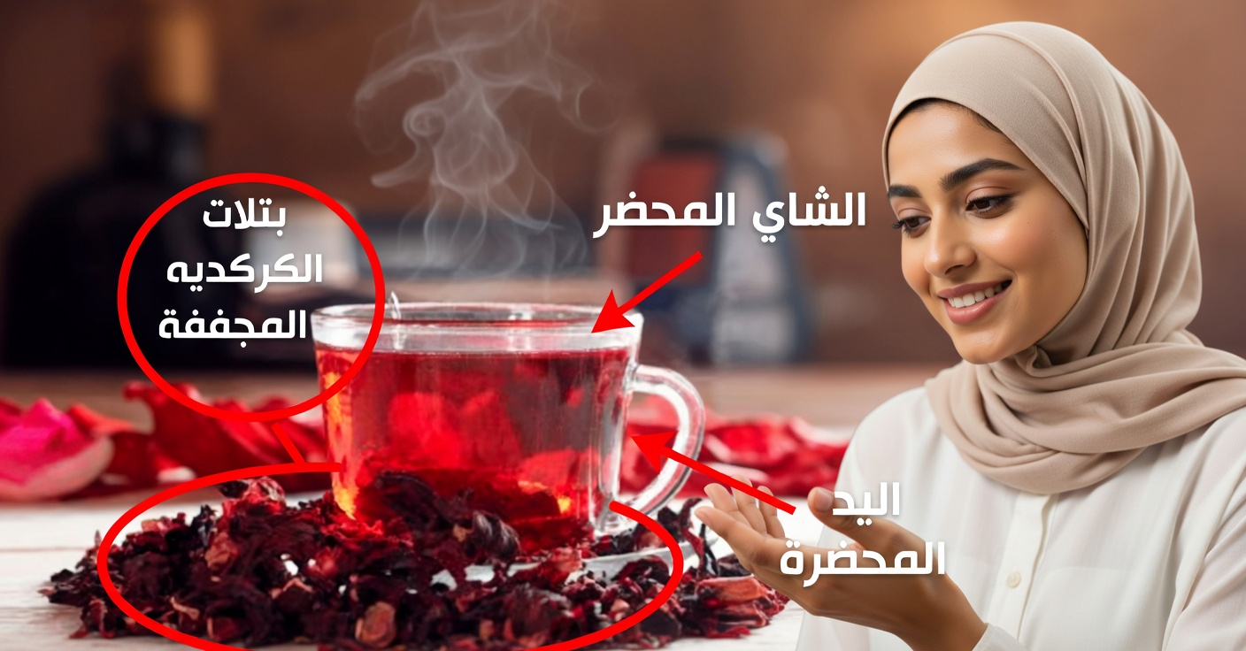 شاي الكركديه: الفوائد، الوصفة والاحتياطات