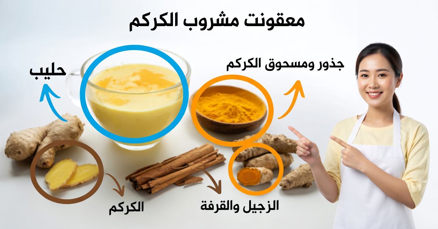 حليب الكركم: فوائده لصحتك ورفاهيتك