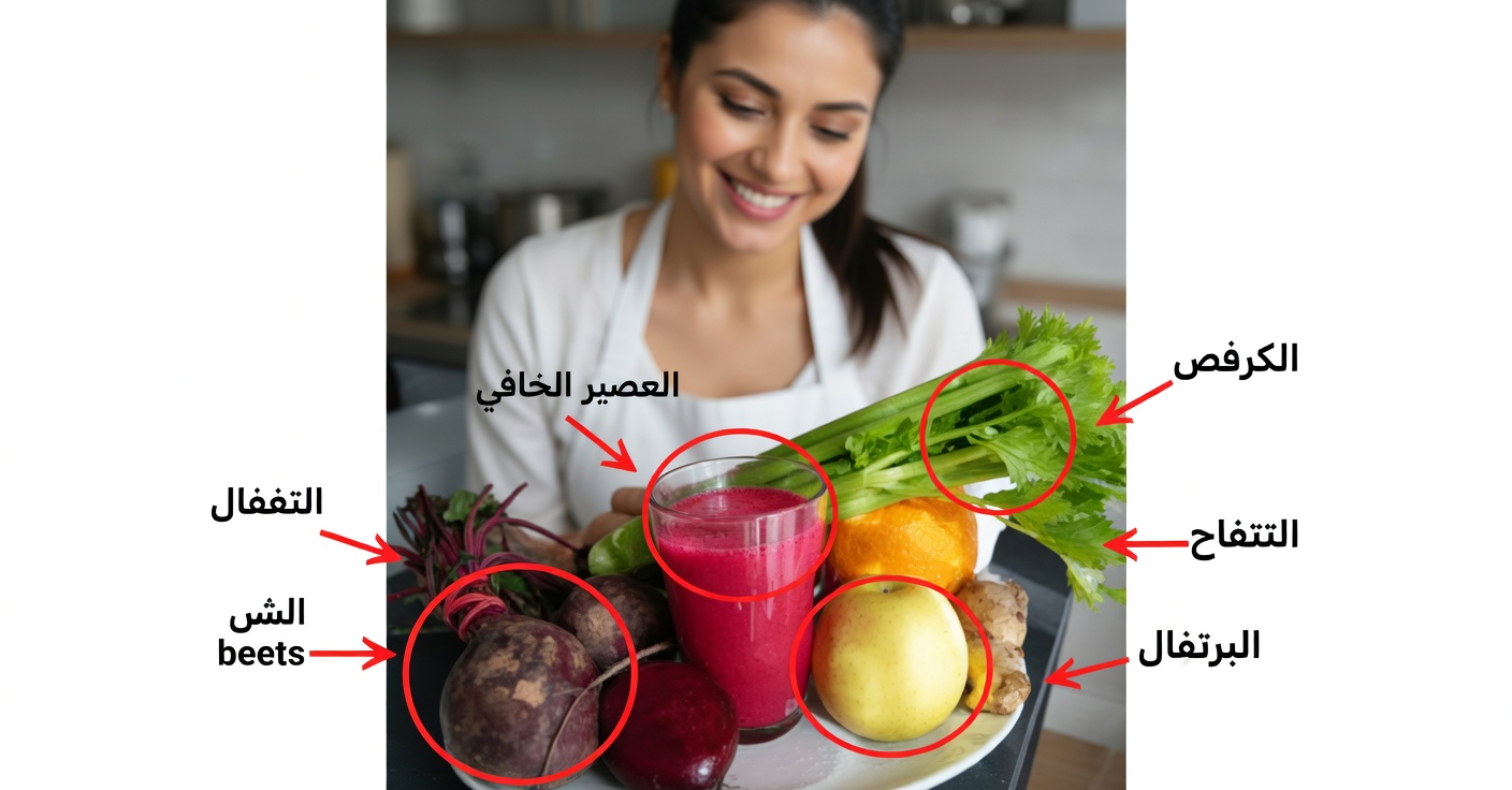 عصائر صحية: تحسين البصر وفقر الدم والكبد الدهني