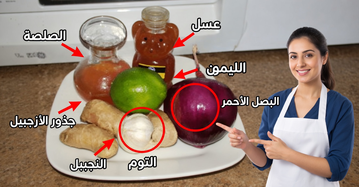 إكسير طبيعي بالزنجبيل والعسل للصحة