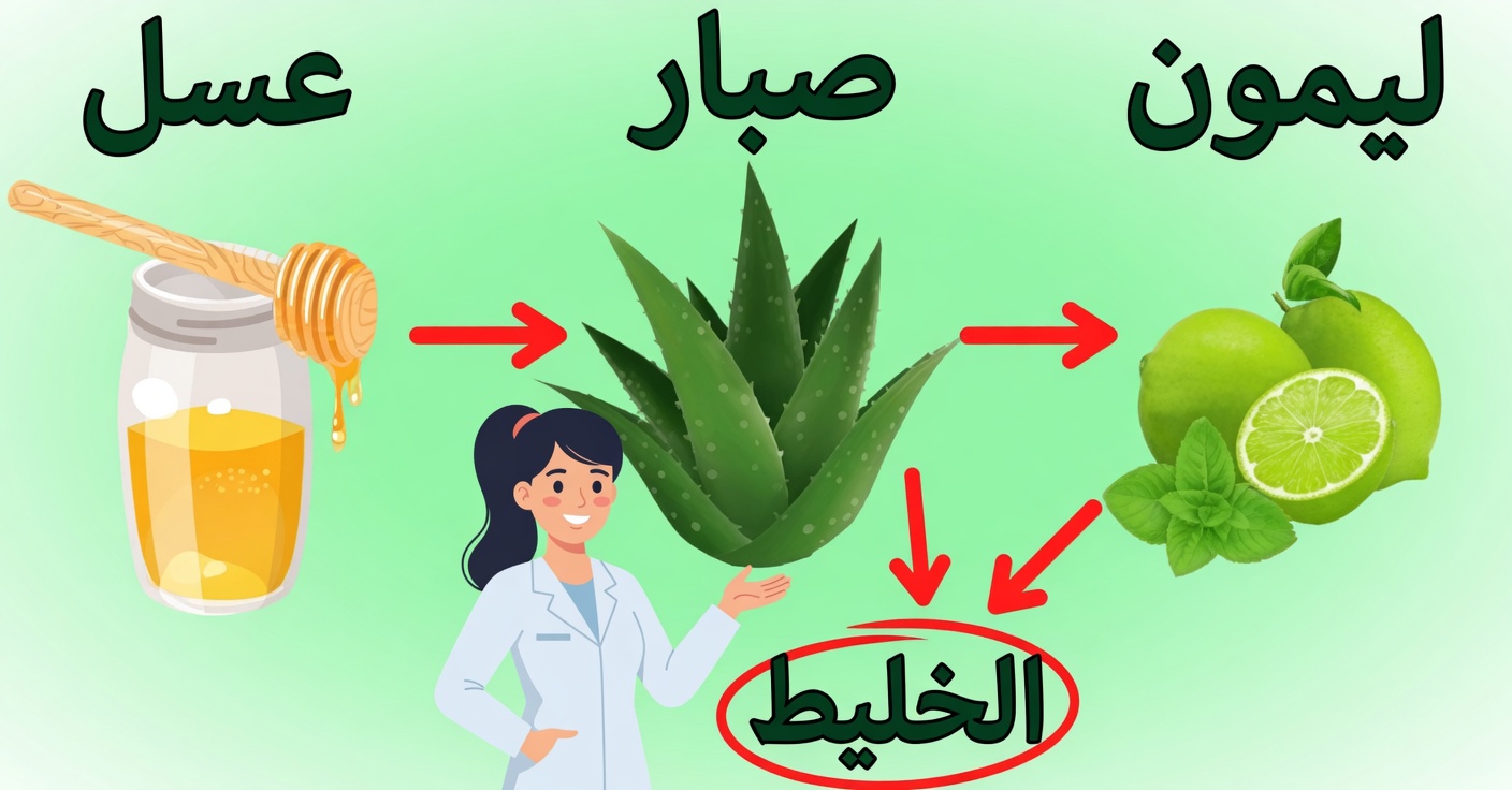 الألوفيرا والعسل والليمون: المعجزة الطبيعية التي تنظف وتشفي
