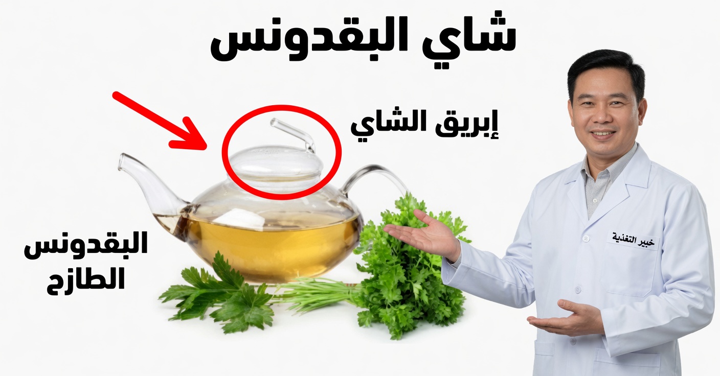 شاي البقدونس لتخفيف الالتهاب والتخلص من السوائل الزائدة