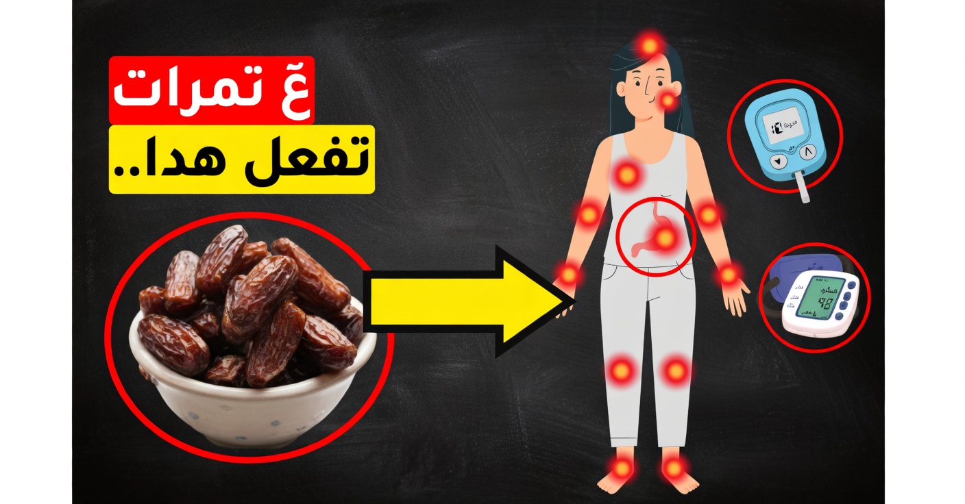 ثلاث تمرات يوميًا: فوائد مدهشة لصحتك