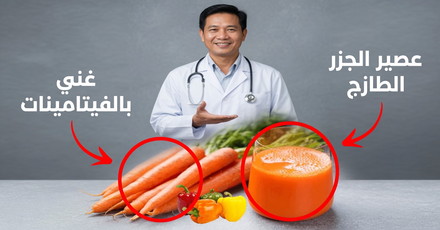 عصير الفلفل الحلو والجزر: الفوائد ووصفة صحية